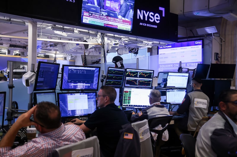Traders work during Aevex Corp.'s initial public offering (IPO) on the floor of the New York Stock Exchange (NYSE) in New York, US, on Friday, April 17, 2026. Aevex Corp., a maker of military drones, raised $320 million in its initial public offering, as investment in modern defense and autonomous systems rises. Photographer: Michael Nagle/Bloomberg Traders work during Aevex Corp.'s initial public offering (IPO) on the floor of the New York Stock Exchange (NYSE) in New York, US, on Friday, April 17, 2026. Aevex Corp., a maker of military drones, raised $320 million in its initial public offering, as investment in modern defense and autonomous systems rises. Photographer: Michael Nagle/Bloomberg
