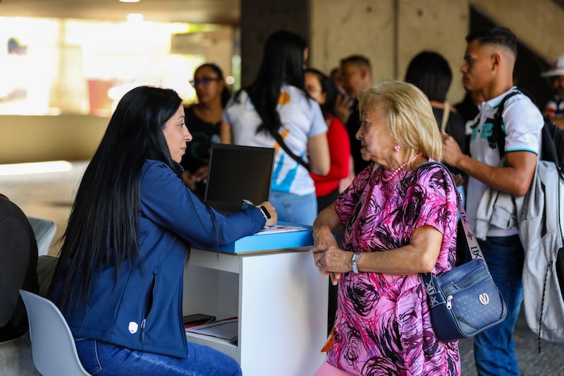 Un stand del Banco del Tesoro Oficial, durante la Semana Global del Emprendimiento, el 19 de noviembre de 2025. Un stand del Banco del Tesoro Oficial, durante la Semana Global del Emprendimiento, el 19 de noviembre de 2025.