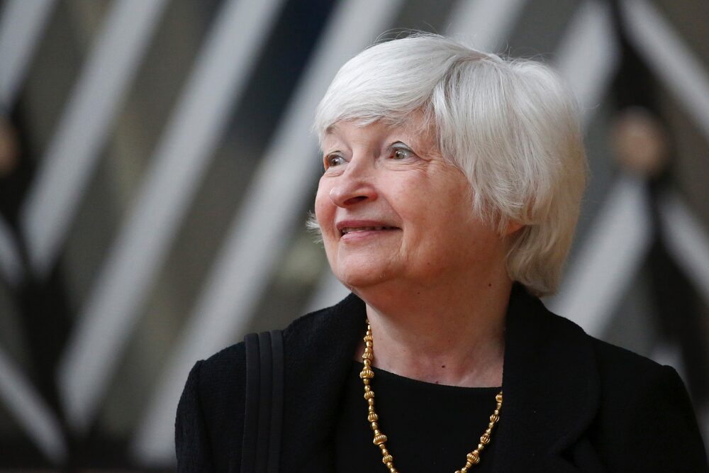 Secretaria del Tesoro de EE.UU., Janet Yellen.Fotógrafo: Valeria Mongelli / Bloomberg Secretaria del Tesoro de EE.UU., Janet Yellen.Fotógrafo: Valeria Mongelli / Bloomberg