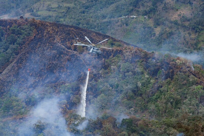 Incendios forestales en Perú en septiembre de 2024. Incendios forestales en Perú en septiembre de 2024.