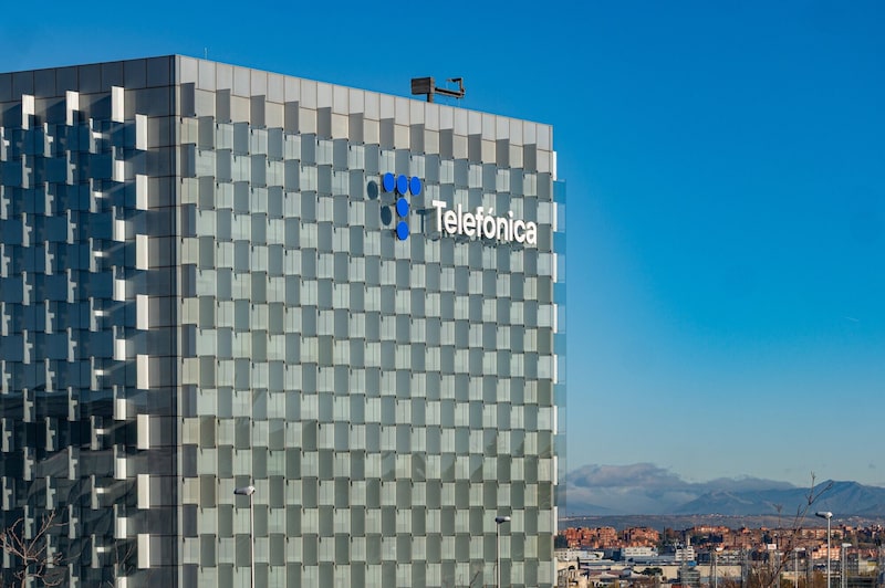 La sede central de Telefónica SA en Madrid. La sede central de Telefónica SA en Madrid.