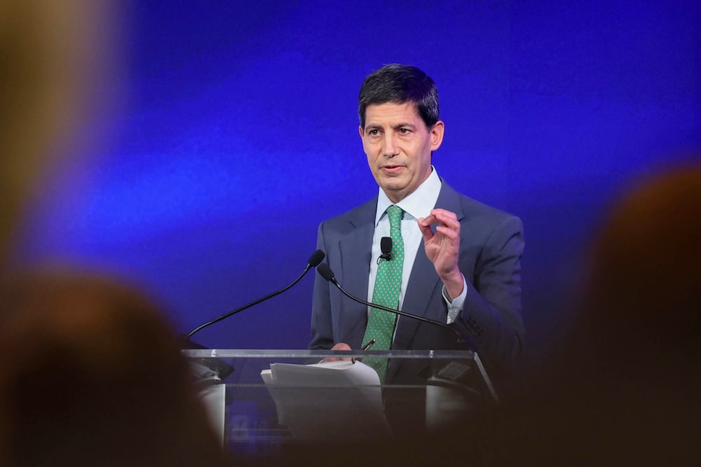 Kevin Warsh, exgobernador de la Reserva Federal de Estados Unidos, durante las reuniones de primavera del Fondo Monetario Internacional (FMI) y el Banco Mundial en 2025. Kevin Warsh, exgobernador de la Reserva Federal de Estados Unidos, durante las reuniones de primavera del Fondo Monetario Internacional (FMI) y el Banco Mundial en 2025.
