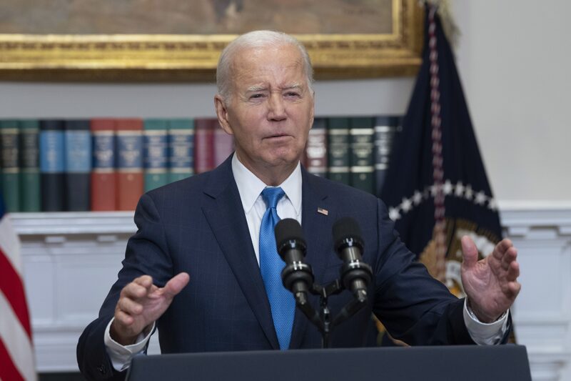 El presidente de EEUU, Joe Biden, en la Sala Roosevelt de la Casa Blanca en Washington, DC, EEUU, el viernes 15 de septiembre de 2023. El presidente de EEUU, Joe Biden, en la Sala Roosevelt de la Casa Blanca en Washington, DC, EEUU, el viernes 15 de septiembre de 2023.