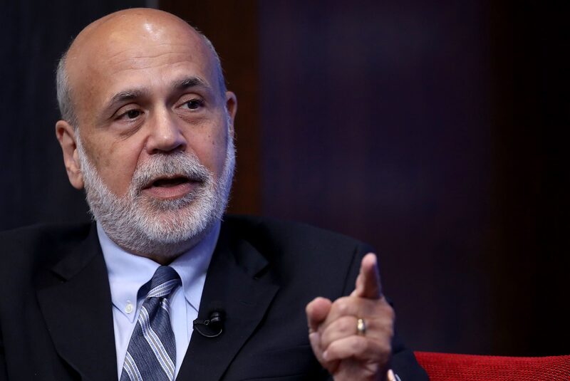 Um dos vencedores do Nobel de economia de 2022 e presidente do Fed de 2006 a 2014 Um dos vencedores do Nobel de economia de 2022 e presidente do Fed de 2006 a 2014