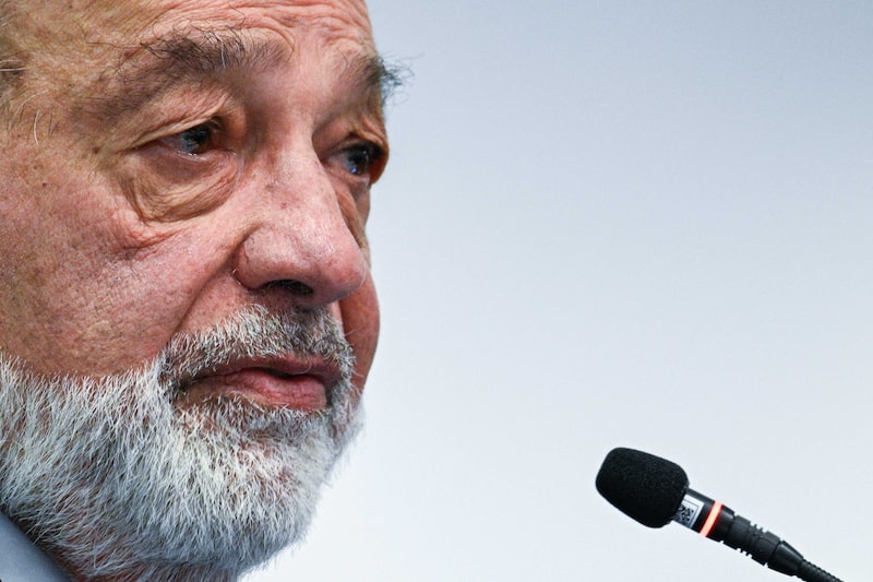 Carlos Slim Helú, presidente emérito de Grupo Carso y América Móvil, en conferencia de prensa en la Fundación Carlos Slim, el lunes 12 de febrero de 2024. Carlos Slim Helú, presidente emérito de Grupo Carso y América Móvil, en conferencia de prensa en la Fundación Carlos Slim, el lunes 12 de febrero de 2024.
