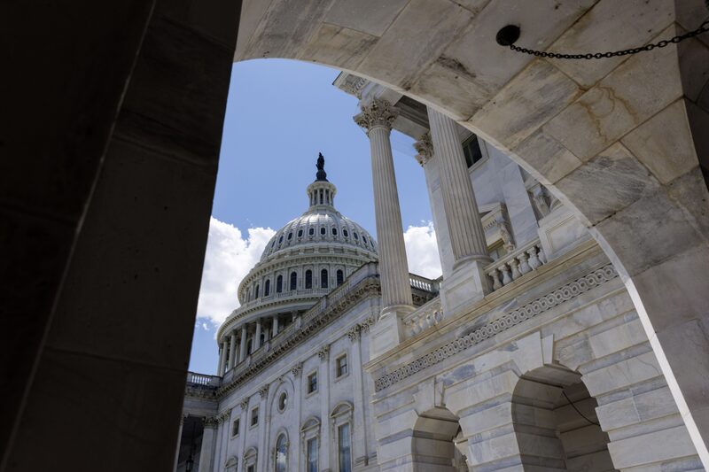 El edificio del Capitolio de Estados Unidos en Washington, DC. Fotógrafo: Ting Shen/Bloomberg El edificio del Capitolio de Estados Unidos en Washington, DC. Fotógrafo: Ting Shen/Bloomberg
