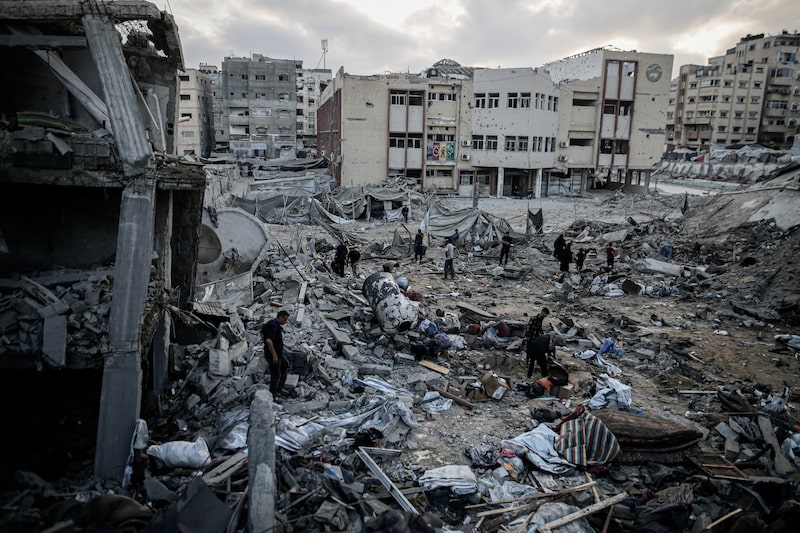 Israeli Airstrike in Gaza City Israeli Airstrike in Gaza City