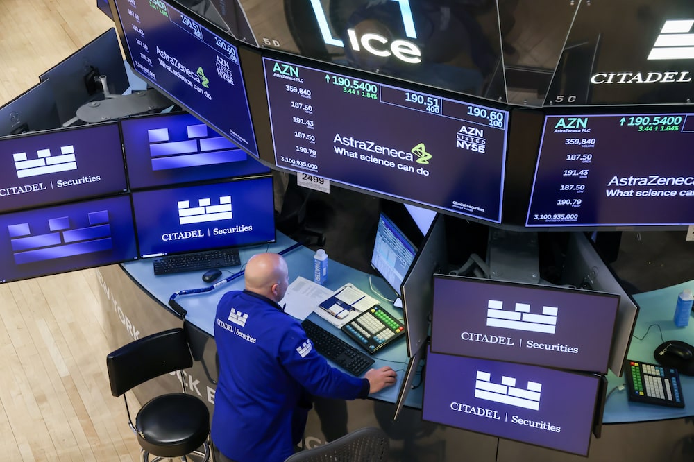 A trader works on the floor the New York Stock Exchange (NYSE) in New York, US, on Monday, Feb. 2, 2026. Wall Street kicked off Feb. with gains in stocks as solid factory data bolstered optimism about Corporate America while losses in gold and silver moderated after Fridays dramatic rout. Photographer: Michael Nagle/Bloomberg A trader works on the floor the New York Stock Exchange (NYSE) in New York, US, on Monday, Feb. 2, 2026. Wall Street kicked off Feb. with gains in stocks as solid factory data bolstered optimism about Corporate America while losses in gold and silver moderated after Fridays dramatic rout. Photographer: Michael Nagle/Bloomberg
