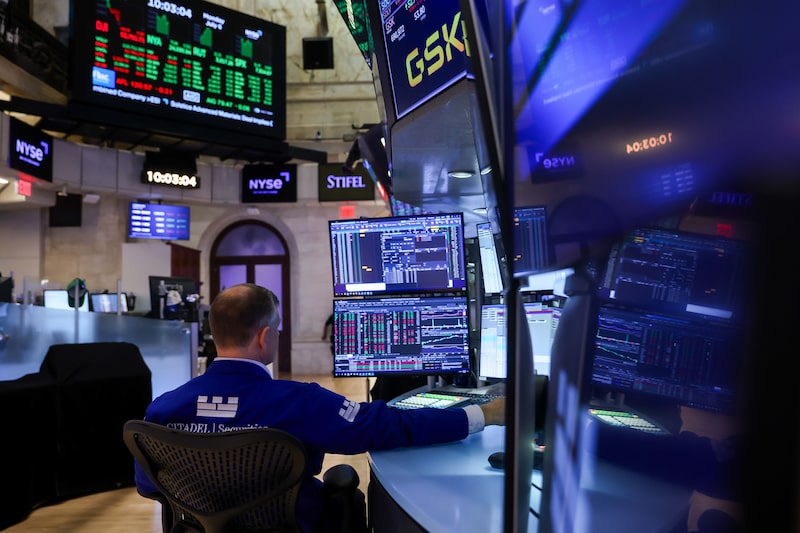 A trader works on the floor of the New York Stock Exchange (NYSE) in New York, US, on Monday, July 6, 2026. US President Donald Trump rang the opening bell for the New York Stock Exchange and the Nasdaq from the Oval Office on Monday, a celebratory event to mark the launch of Trump Accounts, a new investment vehicle for children. Photographer: Michael Nagle/Bloomberg A trader works on the floor of the New York Stock Exchange (NYSE) in New York, US, on Monday, July 6, 2026. US President Donald Trump rang the opening bell for the New York Stock Exchange and the Nasdaq from the Oval Office on Monday, a celebratory event to mark the launch of Trump Accounts, a new investment vehicle for children. Photographer: Michael Nagle/Bloomberg