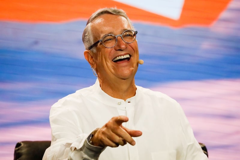 Ricardo Salinas speaks during the Bitcoin 2022 conference in Miami. Ricardo Salinas speaks during the Bitcoin 2022 conference in Miami.