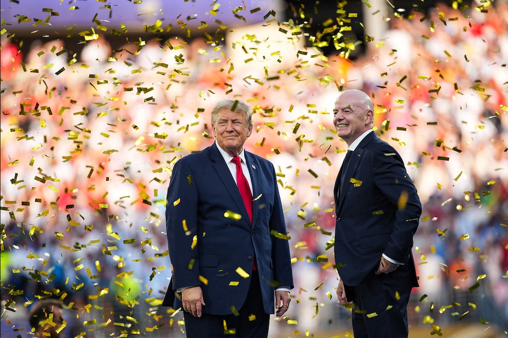 President Trump And First Lady Attend FIFA World Cup Final In New Jersey President Trump And First Lady Attend FIFA World Cup Final In New Jersey