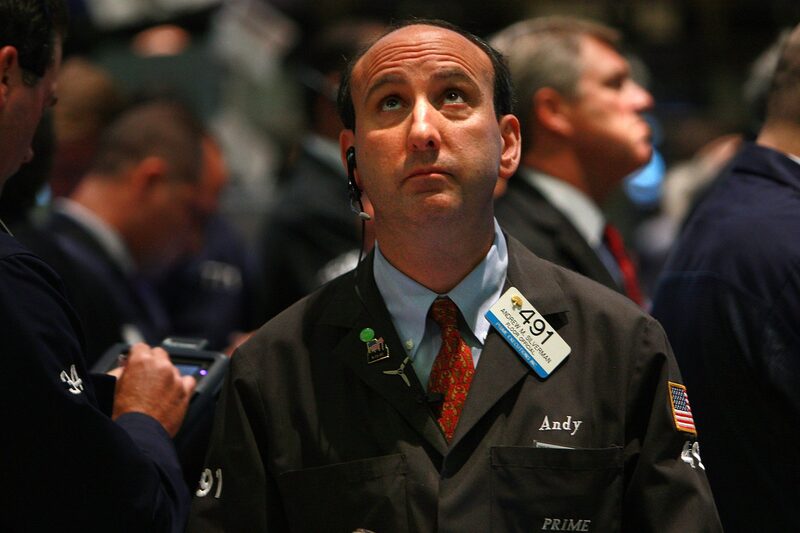Un operador en el parqué de la NYSE Un operador en el parqué de la NYSE