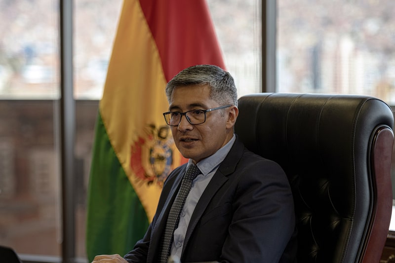 José Gabriel Espinoza. Fotógrafo: Marcelo Pérez del Carpio/Bloomberg. José Gabriel Espinoza. Fotógrafo: Marcelo Pérez del Carpio/Bloomberg.