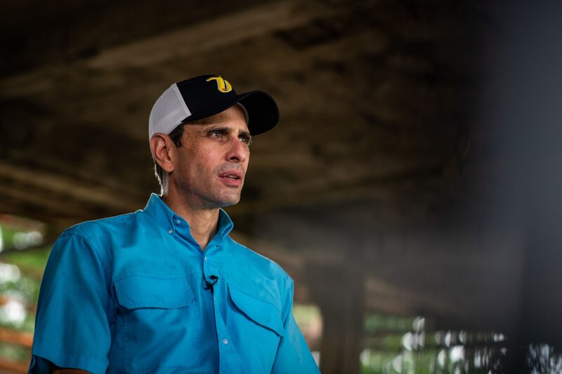 Henrique Capriles, después de una entrevista en Valles del Tuy, Venezuela, el 8 de junio. Henrique Capriles, después de una entrevista en Valles del Tuy, Venezuela, el 8 de junio.
