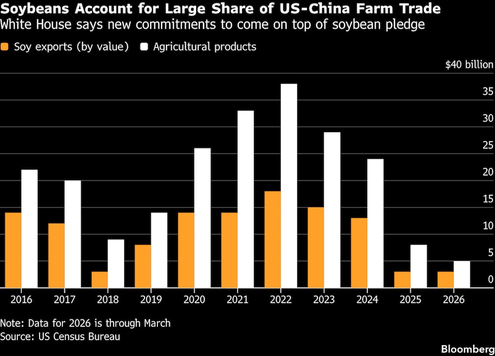 La soja representa una gran parte del comercio agrícola entre Estados Unidos y China. La soja representa una gran parte del comercio agrícola entre Estados Unidos y China.