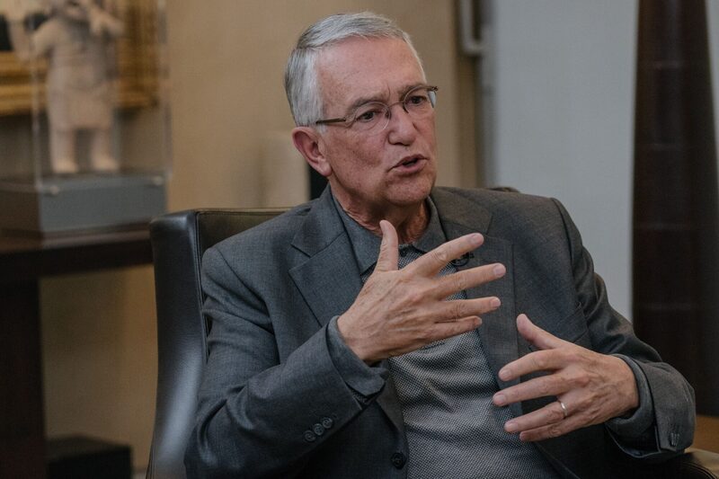 Ricardo Salinas en Ciudad de México. Fotógrafo: Luis Antonio Rojas/Bloomberg Ricardo Salinas en Ciudad de México. Fotógrafo: Luis Antonio Rojas/Bloomberg
