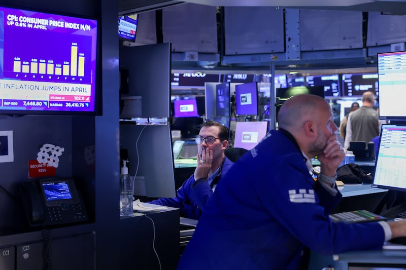 Traders work on the floor of the New York Stock Exchange (NYSE) in New York, US, on Wednesday, May 13, 2026. GMR Solutions Inc., an air and ground emergency medical services company that counts KKR & Co. among its backers, raised $479 million in a downsized IPO after revising its target earlier on Tuesday. Photographer: Michael Nagle/Bloomberg Traders work on the floor of the New York Stock Exchange (NYSE) in New York, US, on Wednesday, May 13, 2026. GMR Solutions Inc., an air and ground emergency medical services company that counts KKR & Co. among its backers, raised $479 million in a downsized IPO after revising its target earlier on Tuesday. Photographer: Michael Nagle/Bloomberg