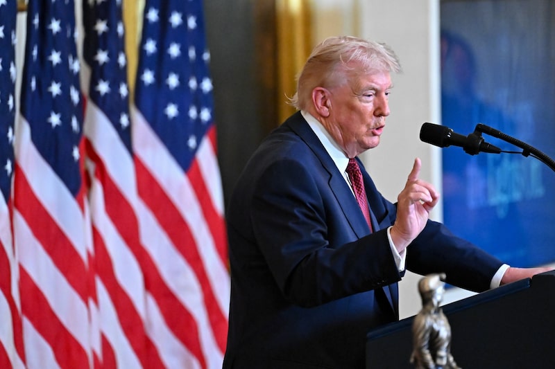 Presidente Donald Trump. Fotógrafo: Graeme Sloan/Bloomberg. Presidente Donald Trump. Fotógrafo: Graeme Sloan/Bloomberg.