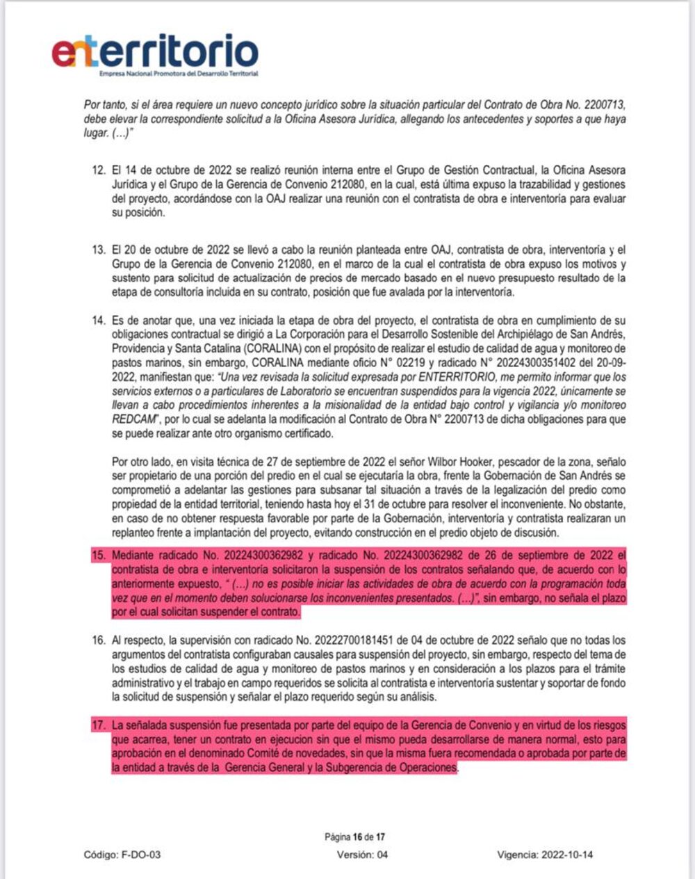 Informe citado Informe citado