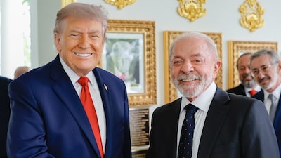 Trump afirma ter discutido comércio e tarifas com Lula Trump afirma ter discutido comércio e tarifas com Lula