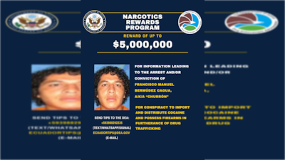 EE.UU. ofrece US$5 millones de recompensa por alias Churrón, líder de Los Choneros en Ecuador EE.UU. ofrece US$5 millones de recompensa por alias Churrón, líder de Los Choneros en Ecuador