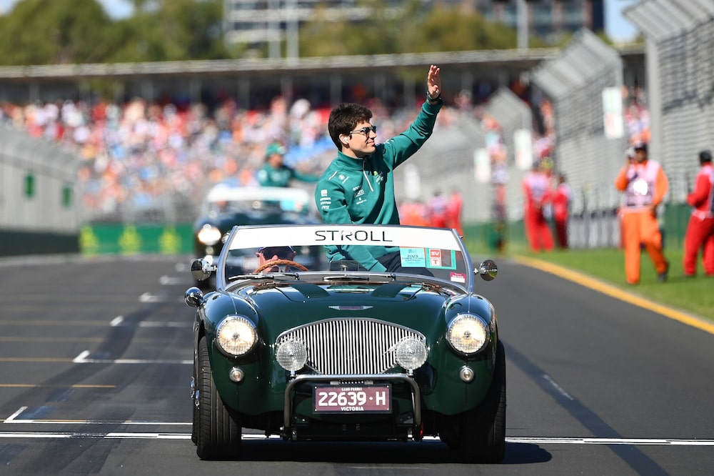 Lance Stroll of Aston Martin. Lance Stroll of Aston Martin.