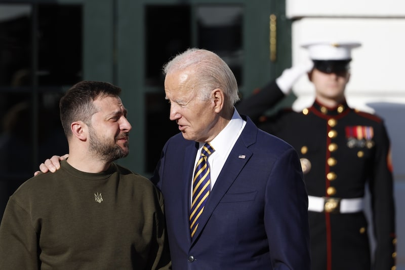 Biden y Zelenskiy en Washington Biden y Zelenskiy en Washington