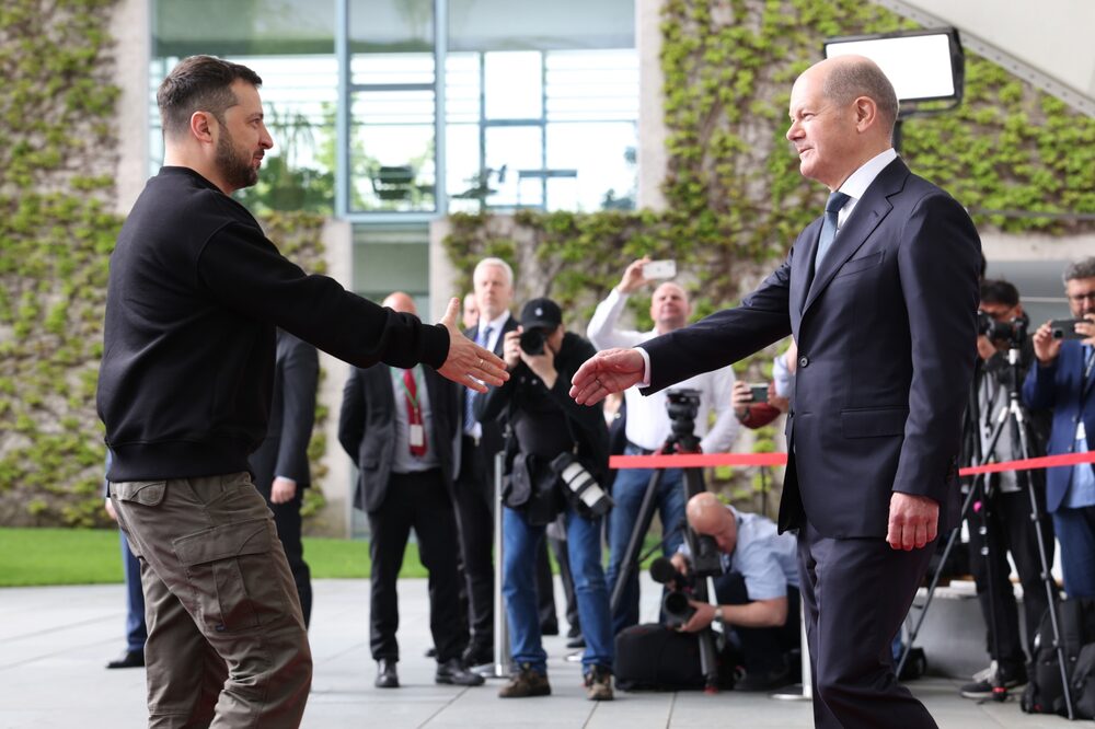 Scholz y Zelenskiy Scholz y Zelenskiy