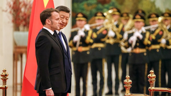 Macron y Xi buscan rebajar tensiones comerciales en una cumbre marcada por Ucrania y Taiwán Macron y Xi buscan rebajar tensiones comerciales en una cumbre marcada por Ucrania y Taiwán