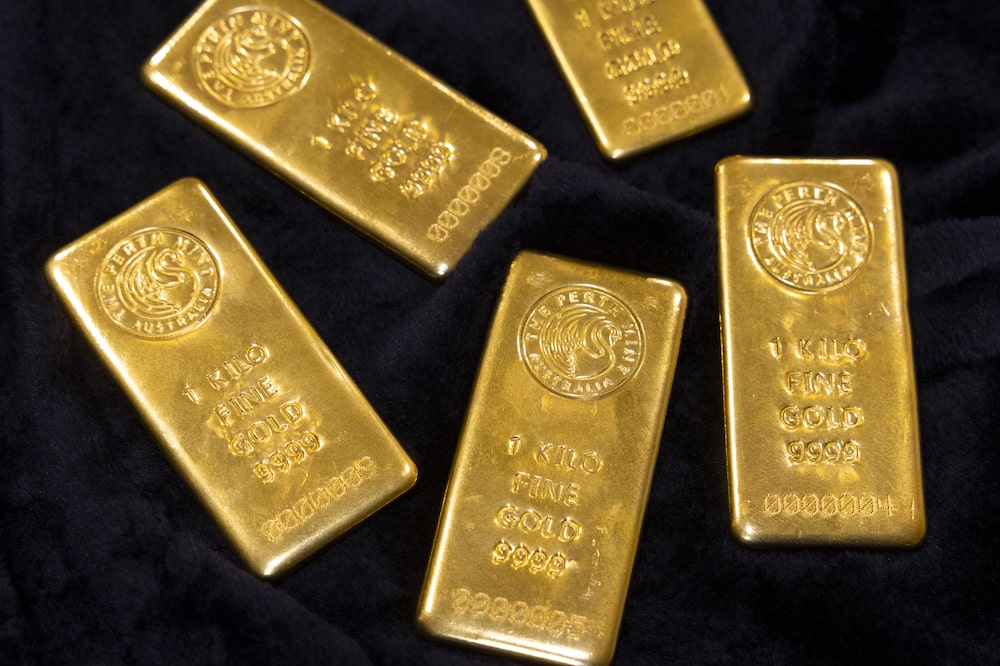 One-kilogram gold bars arranged at the Perth Mint Refinery, operated by Gold Corp., in Perth, Australia, on Thursday, Feb. 5, 2026. The reversal came as the stock market was whipsawed by volatility, Bitcoin tumbled and what had been a steep run-up in gold and silver prices abruptly reversed, all of which drove investors into the safety of US Treasuries. Photographer: Matt Jelonek/Bloomberg One-kilogram gold bars arranged at the Perth Mint Refinery, operated by Gold Corp., in Perth, Australia, on Thursday, Feb. 5, 2026. The reversal came as the stock market was whipsawed by volatility, Bitcoin tumbled and what had been a steep run-up in gold and silver prices abruptly reversed, all of which drove investors into the safety of US Treasuries. Photographer: Matt Jelonek/Bloomberg