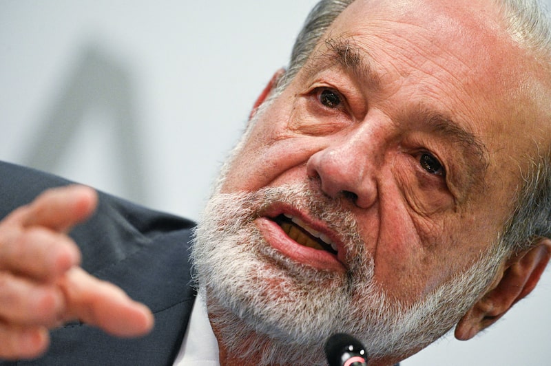 Carlos Slim Helú, presidente emérito de Grupo Carso y América Móvil, en conferencia de prensa en la Fundación Carlos Slim, el lunes 12 de febrero de 2024. Carlos Slim Helú, presidente emérito de Grupo Carso y América Móvil, en conferencia de prensa en la Fundación Carlos Slim, el lunes 12 de febrero de 2024.