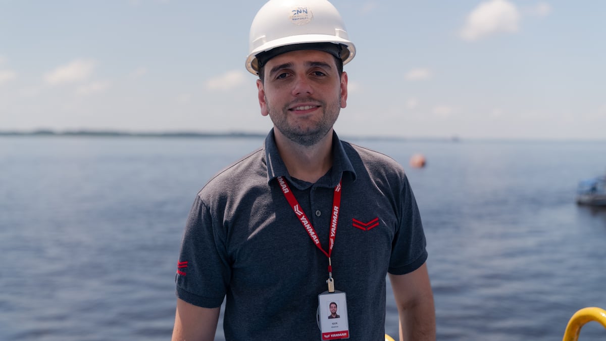 Igor Cabral, gerente da operação de motores marítimos da Yanmar em Manaus