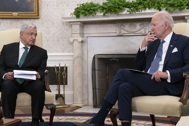 Presidente López Obrador visita por segunda vez a Joe Biden en la Casa Blanca. Presidente López Obrador visita por segunda vez a Joe Biden en la Casa Blanca.