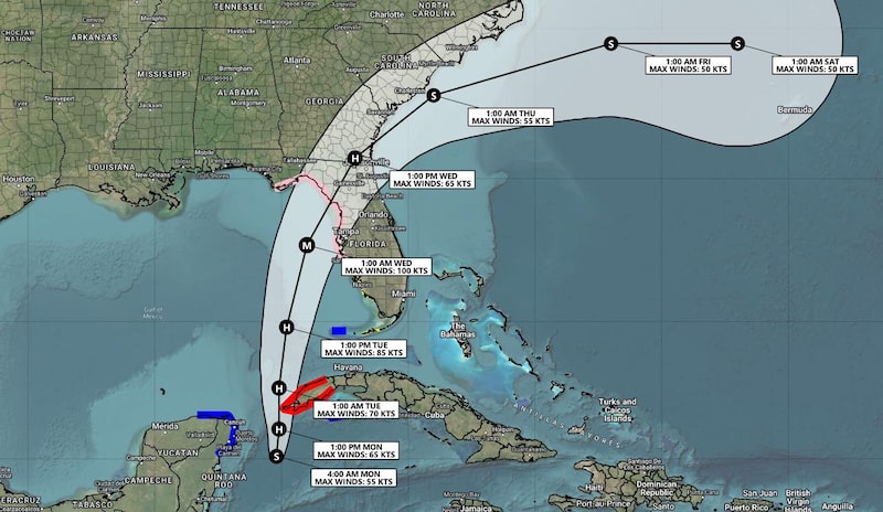 Huracán Idalia | Mapa de Florida: ¿cuándo y en qué zonas habrá mayor impacto? Huracán Idalia | Mapa de Florida: ¿cuándo y en qué zonas habrá mayor impacto?