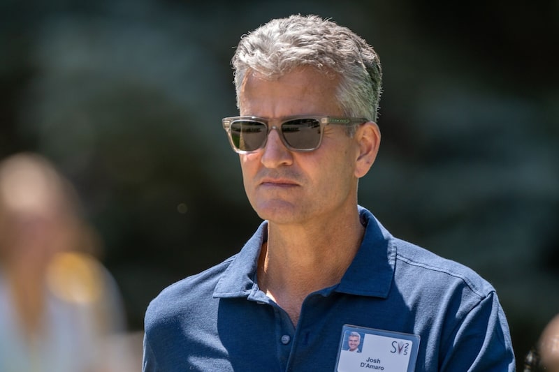 D’Amaro assumiu o cargo em 18 de março, substituindo Bob Iger. (Foto David Paul Morris/Bloomberg) D’Amaro assumiu o cargo em 18 de março, substituindo Bob Iger. (Foto David Paul Morris/Bloomberg)