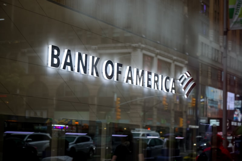 Una sucursal del Bank of America en Nueva York.
Fotógrafo: Michael Nagle/Bloomberg Una sucursal del Bank of America en Nueva York.
Fotógrafo: Michael Nagle/Bloomberg
