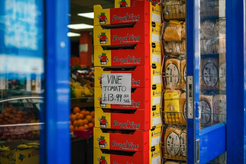 Imagen de un supermercado en Reino Unido Imagen de un supermercado en Reino Unido