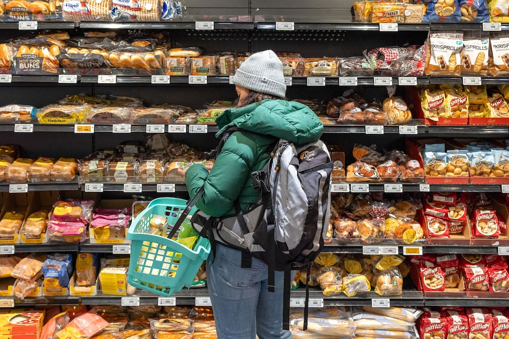A supermarket in Reykjavik, Iceland. A supermarket in Reykjavik, Iceland.