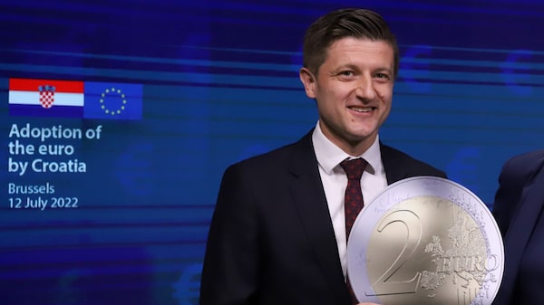 Unión Europea da luz verde a Croacia para adoptar el euro a principios de 2023 Unión Europea da luz verde a Croacia para adoptar el euro a principios de 2023
