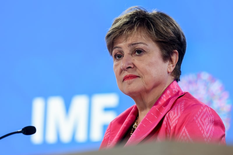 La directora gerente del FMI, Kristalina Georgieva. Fotógrafo: Tierney L. Cross/Bloomberg La directora gerente del FMI, Kristalina Georgieva. Fotógrafo: Tierney L. Cross/Bloomberg