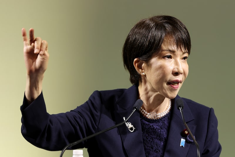 Sanae Takaichi.
Fotógrafo: Kiyoshi Ota/Bloomberg Sanae Takaichi.
Fotógrafo: Kiyoshi Ota/Bloomberg