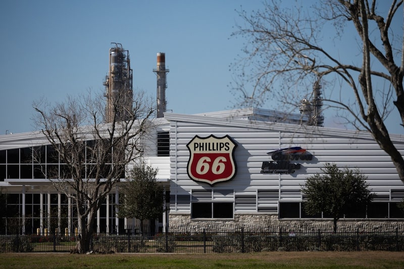 La refinería Phillips 66 de Sweeny en Old Ocean, Texas (EE.UU.). La refinería Phillips 66 de Sweeny en Old Ocean, Texas (EE.UU.).