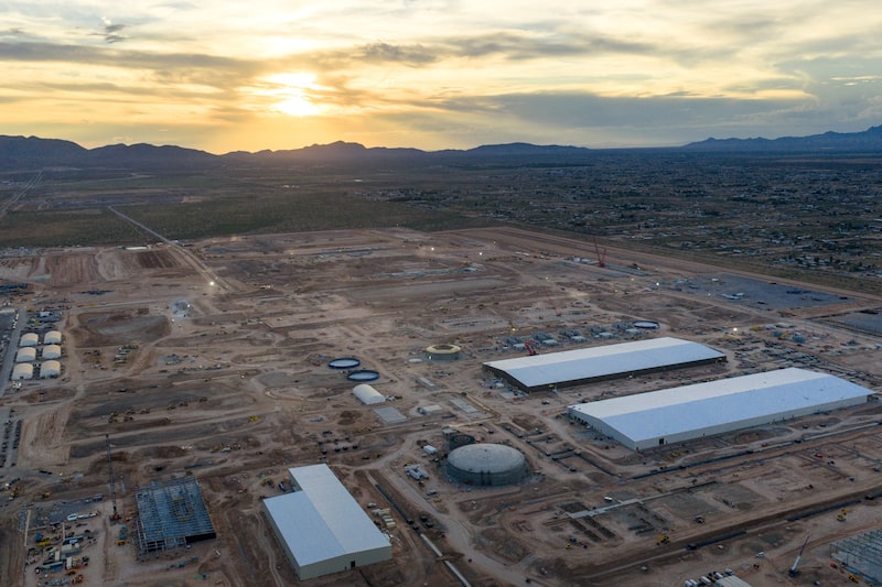 El centro de datos Meta El Paso, en El Paso (Texas). Fotógrafo: Brandon Bell/Getty Images El centro de datos Meta El Paso, en El Paso (Texas). Fotógrafo: Brandon Bell/Getty Images