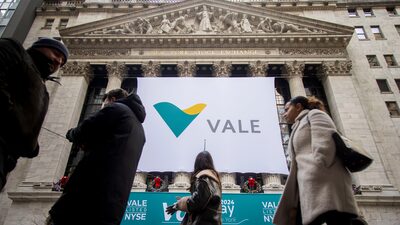 Vale tem menor geração de caixa no segundo trimestre e lucro recua 23%  Vale tem menor geração de caixa no segundo trimestre e lucro recua 23%