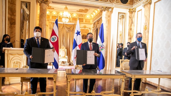 Panamá, Costa Rica y República Dominicana formalizan alianza para el desarrollo Panamá, Costa Rica y República Dominicana formalizan alianza para el desarrollo