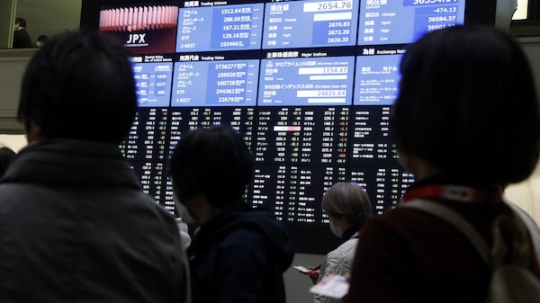 Las acciones asiáticas caen a la espera de los datos de empleo de EE.UU.; el yen avanza Las acciones asiáticas caen a la espera de los datos de empleo de EE.UU.; el yen avanza