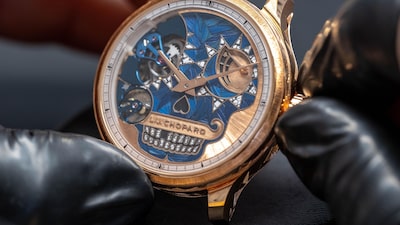 Chopard presenta su reloj de oro del Día de Muertos 2026: tiene marquetería con cáscara de huevo y cuesta US$575.000 Chopard presenta su reloj de oro del Día de Muertos 2026: tiene marquetería con cáscara de huevo y cuesta US$575.000