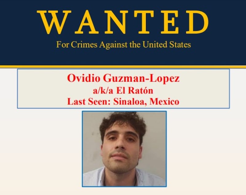 Ovidio Guzmán, Departamento de Estado de EE.UU. Ovidio Guzmán, Departamento de Estado de EE.UU.