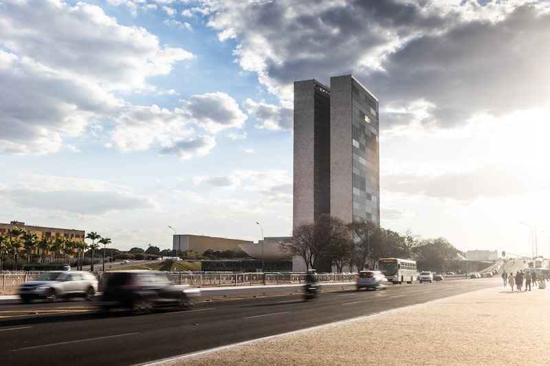 El edificio del Congreso Nacional en Brasilia. Fotógrafo: Arthur Menescal/Bloomberg. El edificio del Congreso Nacional en Brasilia. Fotógrafo: Arthur Menescal/Bloomberg.