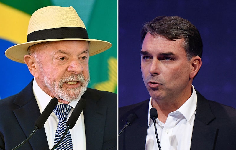 Presidente e senador aparecem com 47% das intenções de voto, cada, em eventual segundo turno, mostra a pesquisa da AtlasIntel para a Bloomberg News (Foto: Sergio Lima and Evaristo SA / AFP via Getty Images) Presidente e senador aparecem com 47% das intenções de voto, cada, em eventual segundo turno, mostra a pesquisa da AtlasIntel para a Bloomberg News (Foto: Sergio Lima and Evaristo SA / AFP via Getty Images)